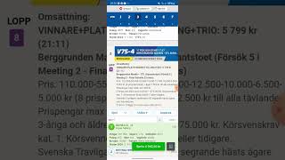 V75 Bergsåker 17224 Superjackpot 75 miljoner spikar o skrällförslag [upl. by Ydnirb]