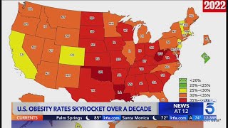 Obesity rates skyrocket in US [upl. by Minta258]