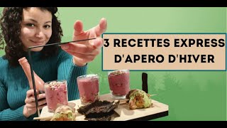 3 RECETTES EXPRESS DAPÉRO DHIVER 🍡❄️°MELISSALENVOL [upl. by Phalan]