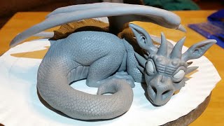 Polymer Clay Dragon Timelapse [upl. by Tessi549]