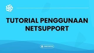 TUTORIAL PENGGUNAAN NETSUPPORT [upl. by Nolram]