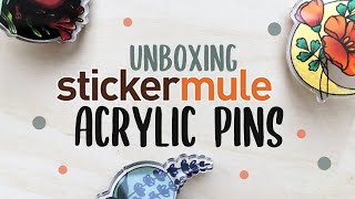 First Time Buying Pins From StickerMule Plastic Pins Are They Worth It See Updated Description [upl. by Rasecoiluj552]