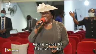 Jesus is Wonderful with lyrics  Gospel Music by Rev Oyenike Areogun [upl. by Odlanyer]