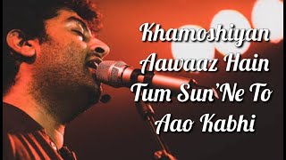 Khamoshiyan Feel The Song  Black Screen Lyrics Song ❤️‍🩹 [upl. by Ennoira875]