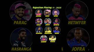 Rajasthan Royals Best Playing 11 For IPL 2025🔥 [upl. by Eendys]