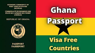 Ghana Passport Visa Free Countries 2023 [upl. by Ledah64]