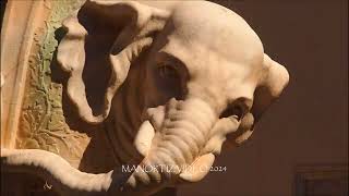 The Pharaoh Apries obelisk and the Berninis Elephant in front of Santa Maria sopra Minerva in Rome [upl. by Akinom]