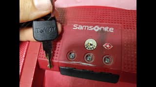 How to Open Samsonite Suitcase Lock when you Forgot Combination [upl. by Worra115]