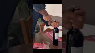 COMO ABRIR GARRAFA DE VINHO USANDO GARFO life hack [upl. by Eisler]