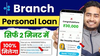 Branch Loan App  Branch App se Kaise Loan le  Loan App  Branch Personal Loan App  Branch Loan [upl. by Anitselec]