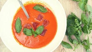 Cómo hacer de gazpacho de sandía con Thermomix [upl. by Midge]