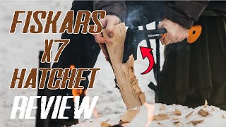 Fiskars 378501 1002 X7 Hatchet Review A Powerful Companion for Outdoor Adventures [upl. by Anecusa]