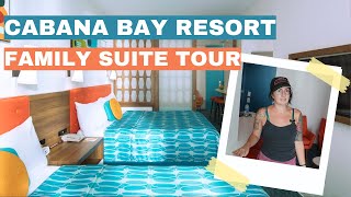 Cabana Bay Family Suite Room Tour Cabana Bay Beach Resort [upl. by Wetzel]