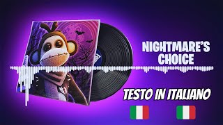 Fortnite Musica da Lobby  Nightmares Choice Fortnitemares 2024  Testo in Italiano [upl. by Verene]