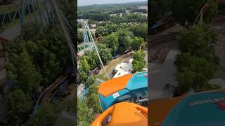 Goliath Six Flags Over Georgia pov sixflags sixflagsovergeorgia goliath rollercoaster coaster [upl. by Atiraj]