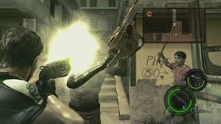 Resident evil 5 coop playthrough part 5  A sign that Jill may be aliveTimelady’s light duty [upl. by Connelley]