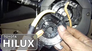 Cara aman mengganti clock spring airbag Toyota Hilux part 2 [upl. by Zerla]