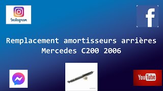 Remplacement amortisseurs arrière Mercedes C200 2006 [upl. by Shumway849]