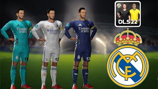 DLS 22  KITS amp LOGO REAL MADRID 2122 UPDATED [upl. by Thorley136]