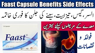 Faast Omeprazole 20 Mg Uses In Urdu  Faast 40 Mg Side Effects [upl. by Emlen]