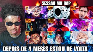 SESSÃO MHRAPLuffy × Sukuna × Satoru × Sasukezin × Ultra Vegetto ×Petter B Parker × ManchaREACT [upl. by Carey]