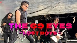 The 69 Eyes  Lost Boys  Live  Vauhti kiihtyy festivaalit Tampere Suomi Finland 2023 Jussi69 [upl. by Myca]