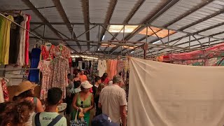 Sunday Clothes Market in Quatre bornes 🇲🇺 with English subtitles [upl. by Taub]