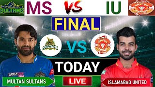 Islamabad United vs Multan Sultan Final Match Time TableMs vs IU Match 2024 [upl. by Ylnevaeh]