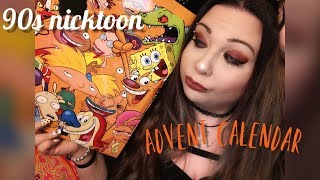 90s Nickelodeon Nicktoon ADVENT CALENDAR the nostalgia is REAL [upl. by Ehtiaf]