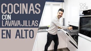 Cocinas con LAVAVAJILLAS EN ALTO  SILESTONE GRIS marengo [upl. by Adnorahc471]