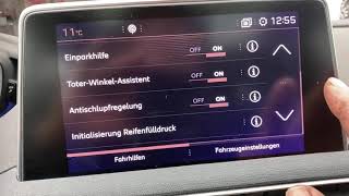 Peugeot 3008 Luftdruck Reset [upl. by Ahsilef]