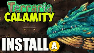 Terraria 1449 How to install Calamity mod 2024 STEAM [upl. by Sul]