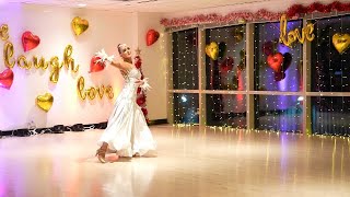 Viennese Waltz ShowDance  DC Dancesport Academy [upl. by Airdnazxela333]