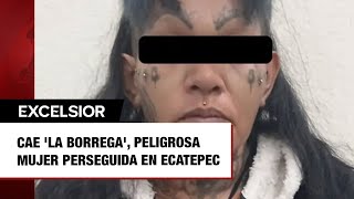 Cae La Borrega peligrosa mujer perseguida en Ecatepec [upl. by Madelina531]