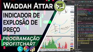 Waddah Attar Explosion WAE  Indicador Programação Profitchart [upl. by Annayad]