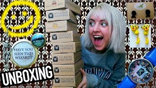 Fandom of the Month Unboxing Haul Harry Potter Sherlock and more [upl. by Wilkie]