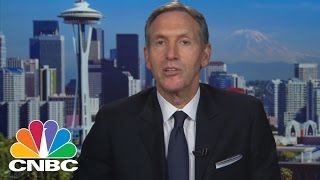 Starbucks CEO Howard Schultz ‘Race Together’ Campaign  Mad Money  CNBC [upl. by Aehsila466]