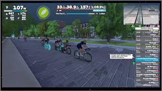 Zwift Ascenders Team Spin amp Sprint Training Ride D [upl. by Dranoel708]