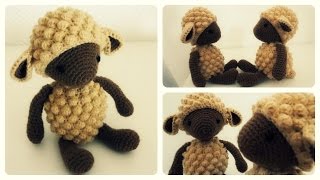 Häkelschaf Teil 12  Tutorial  Crochet Sheep eng sub [upl. by Sairtemed]