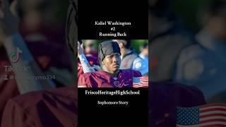 KalielWashington RunningBack Football Touchdown WeAllWeGot FriscoHeritageHighSchool [upl. by Kjersti]