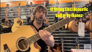 Ibanez 12 string guitar review [upl. by Eppie635]