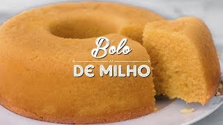 BOLO DE MILHO MOLHADINHO DE LIQUIDIFICADOR  Gabriel Freitas [upl. by Aramoiz975]