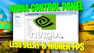 NVIDIA CONTROL PANEL BEST SETTINGS FOR GAMING Optimize PC For Gaming IN 2022 ✅ [upl. by Leona580]