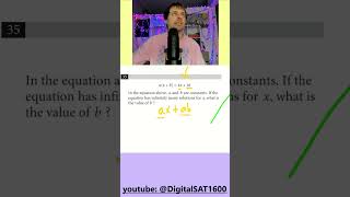 Equations in 60 Sec DigitalSAT1600 satprepsattips sat2024 satpracticetest satmathsatreading [upl. by Weiser]