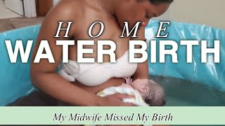 Unassisted Home Water Birth VlogLabor amp Birth Story  Raw Footage savnut [upl. by Wavell803]