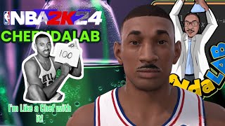 The Realest Wilt Chamberlain NBA 2k24 Face Creation Chefs Edition 💪🏾🔥🔥 [upl. by Cassella]