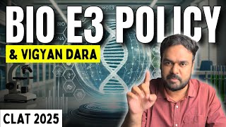 CLAT 2025 BioE3 policy amp Biotechnology  Important GK CA topic [upl. by Ap]