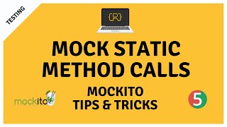 Mocking Static Methods with Mockito using Java [upl. by Normy711]