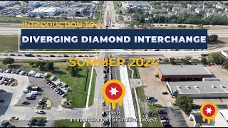 How to Navigate a Diverging Diamond Interchange [upl. by Nidnerb147]