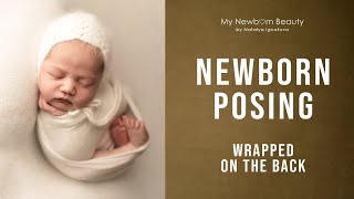 Newborn baby posing tutorial wrapped on the back [upl. by Junno531]